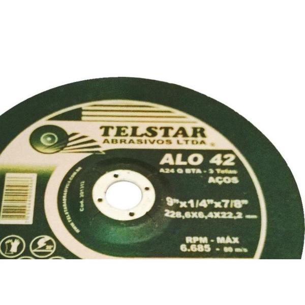 Imagem de Disco Desbaste Telstar Ferro 9''  301312 ./ Kit Com 5