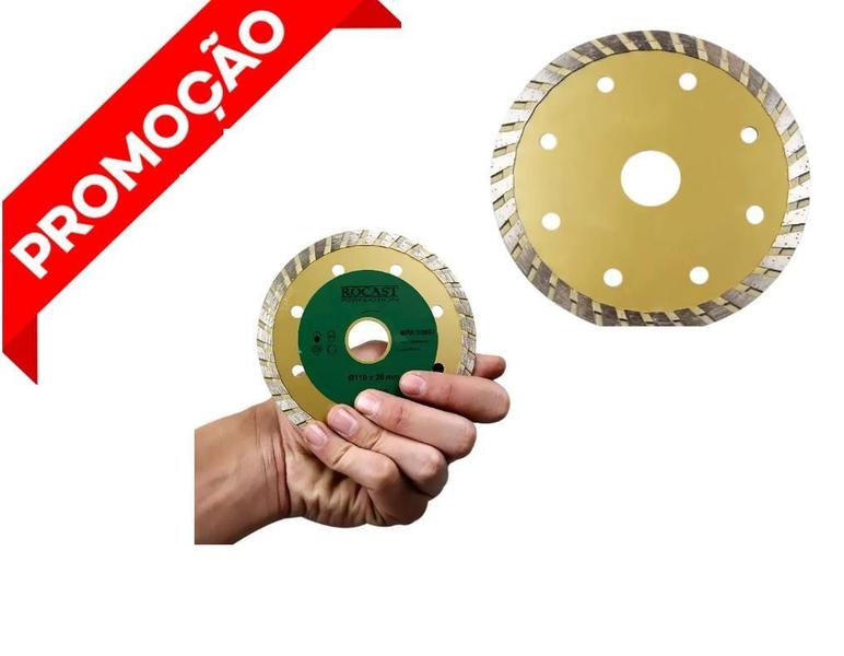 Imagem de Disco Diamantado 110 X 20Mm Segmentado Uso Geral Corte Seco