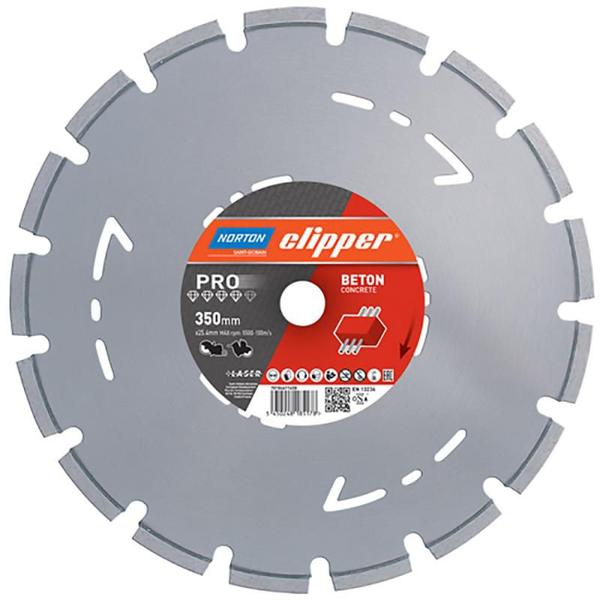 Imagem de Disco Diamantado 14 POL 350 MM Clipper Beton Pro para Concreto NORTON