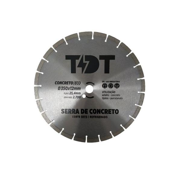 Imagem de Disco Diamantado. 14" Segmentado C/ Bucha Thunder Tools