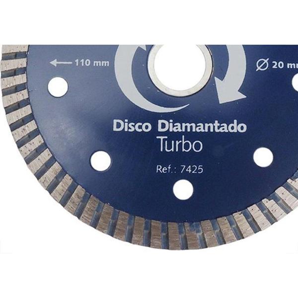 Imagem de Disco Diamantado Brasfort Premium Turbo 110Mm 7425