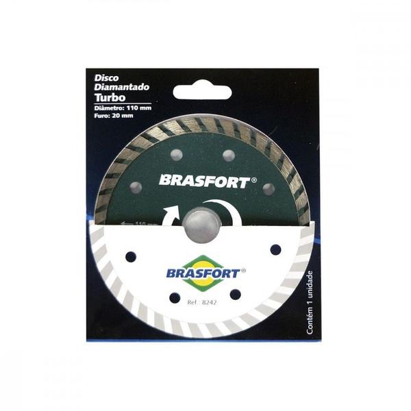 Imagem de Disco Diamantado Brasfort Turbo Seco 110Mm 8242