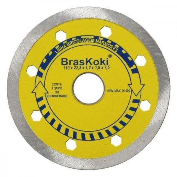 Imagem de Disco Diamantado Braskoki 110Mm Marmores Seco Agua 242410202