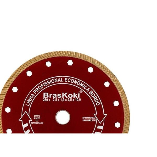 Imagem de Disco Diamantado Braskoki 230Mm Turbo Jet Bordo Seco/Agua