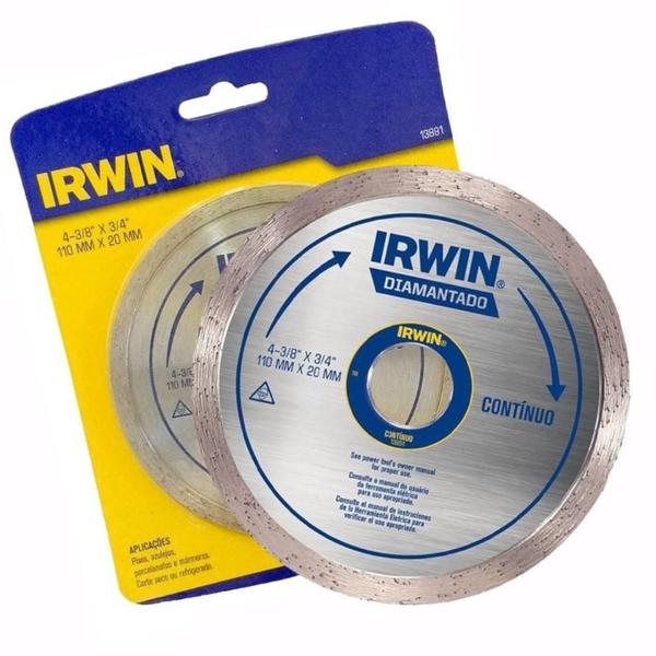 Imagem de Disco diamantado continuo 13900 rpm irwin