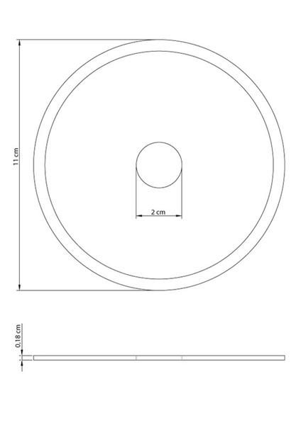 Imagem de Disco Diamantado Contínuo 4.3/8"  Tramontina Premium