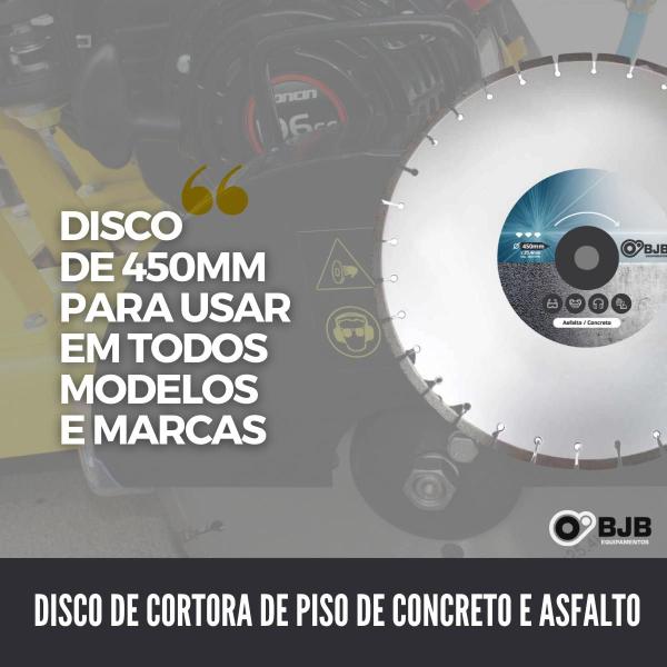 Imagem de Disco Diamantado Cortadora  Concreto 18 Polegadas 450mm