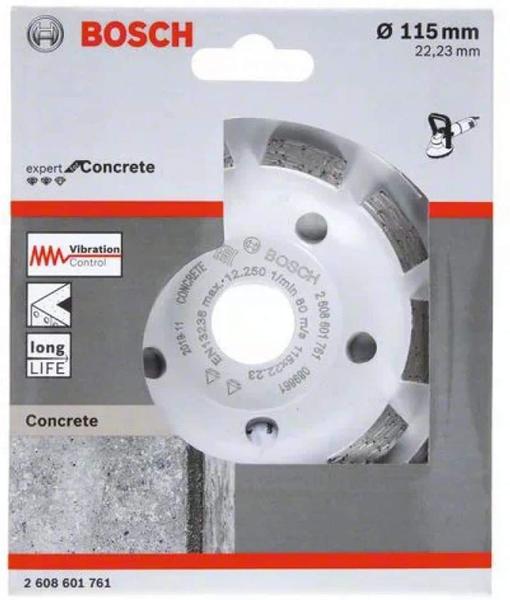 Imagem de Disco Diamantado Desbaste Segmentado Turbo Prato 115 X 22,23 MM Concreto BOSCH