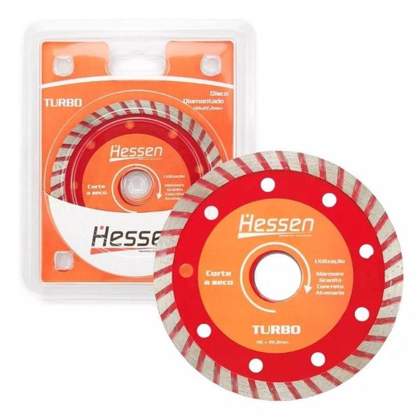 Imagem de Disco Diamantado Hessen Turbo 9 Pol 230 x 22,2mm