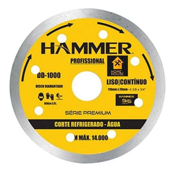 Imagem de Disco Diamantado Liso Hammer 4