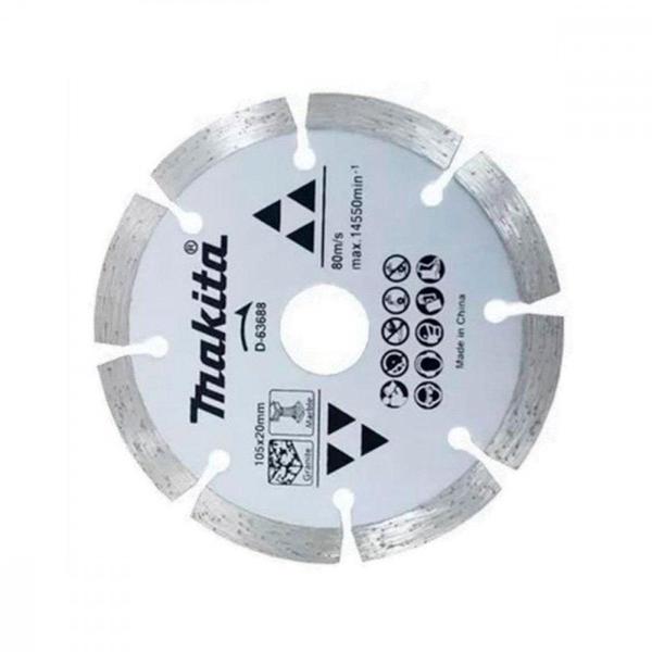 Imagem de Disco Diamantado Makita Segmentado 105Mm Para Granito E Marmore D-63688