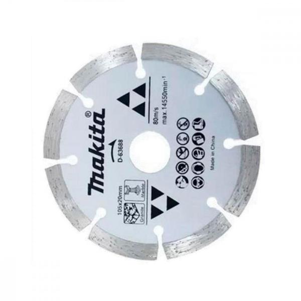 Imagem de Disco Diamantado Makita Segmentado 105Mm Para Granito E Marmore   D-63688