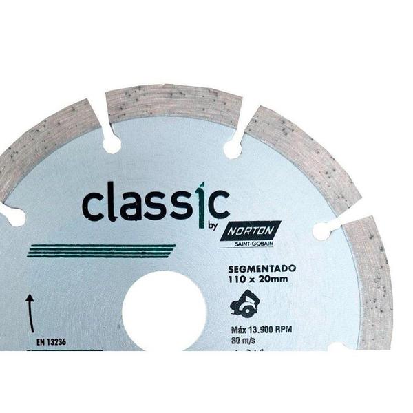 Imagem de Disco Diamantado Norton Classic Segmentado Concreto 110X20Mm