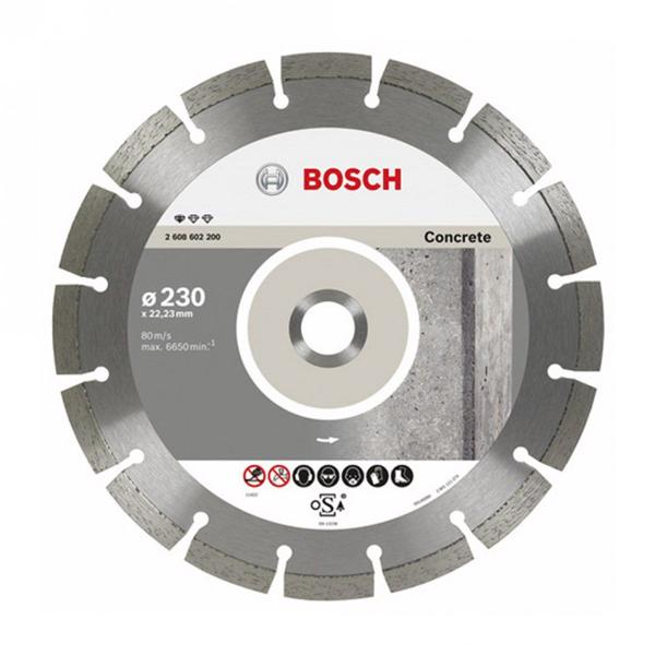 Imagem de Disco Diamantado Segmentado Bosch 230mm 22,23mm Concreto