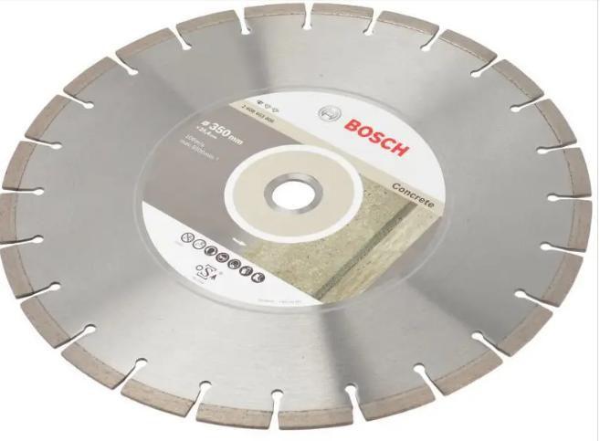 Imagem de Disco diamantado segmentado Bosch Std for Concrete 350x25,40x2,8x10mm