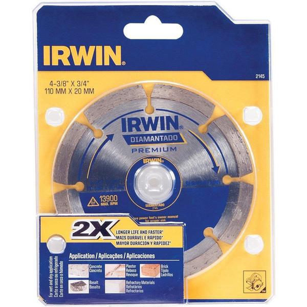 Imagem de Disco Diamantado Segmentado Premium 2145 110mm - Irwin