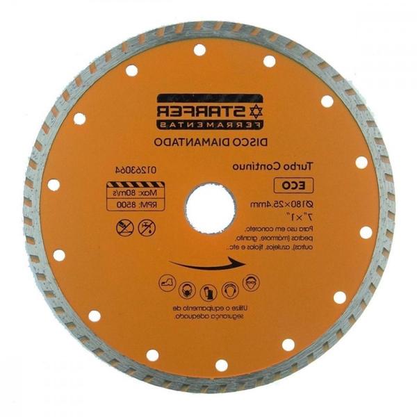 Imagem de Disco Diamantado Starfer Eco Turbo 180Mm Seco/Agua  1263064