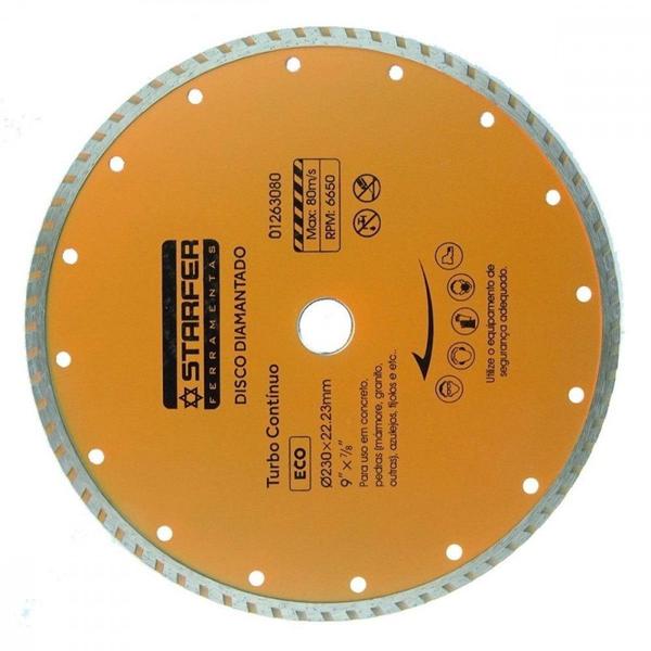 Imagem de Disco Diamantado Starfer Eco Turbo 230Mm Seco/Agua  1263080