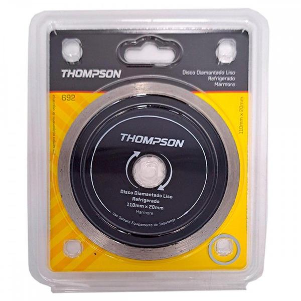 Imagem de Disco Diamantado Thompson Liso Refrigerado 110Mm X 20Mm - 692