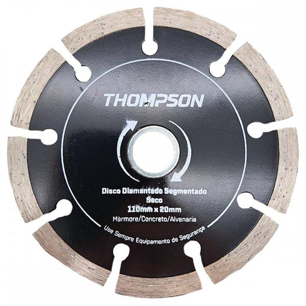 Imagem de Disco Diamantado Thompson Segmentado Seco 110Mm X 20Mm - 691