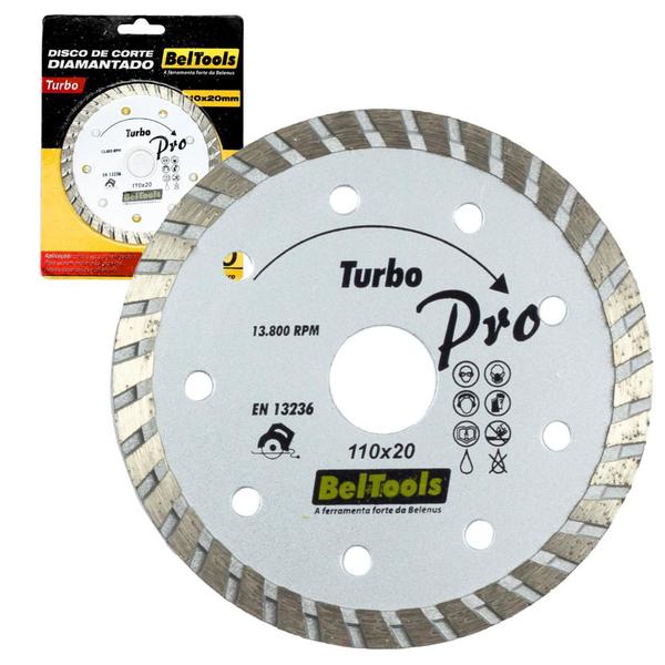 Imagem de Disco Diamantado Turbo 110 x 20mm Beltools