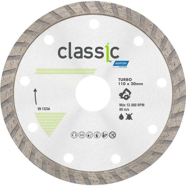 Imagem de Disco Diamantado Turbo 110X20 Classic - 31236