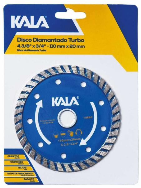 Imagem de Disco Diamantado Turbo 4.3/8"x20Mm 15000Rpm Kala