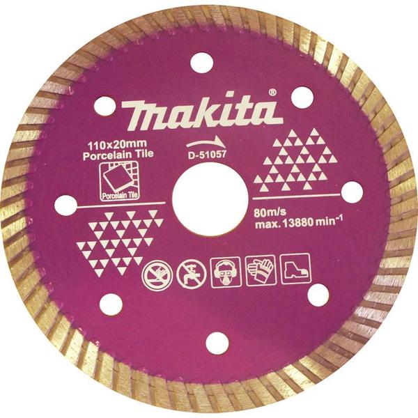 Imagem de Disco Diamantado Turbo Makita 110x20mm D-51057 1,3mm