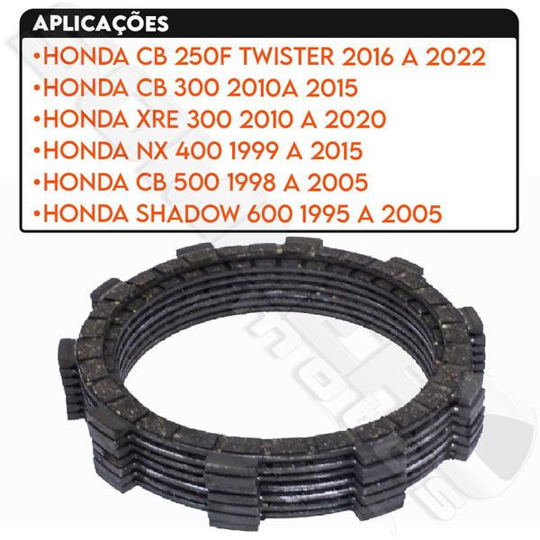 Imagem de Disco Embreagem Cb-Xre 300/ Falcon 400/ Cb 500/ Shadow 600