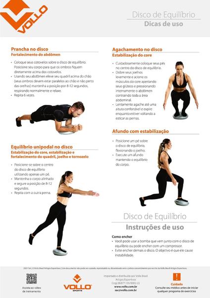 Imagem de Disco Equilíbrio Inflável - Balance Disc Cushion Com Bomba