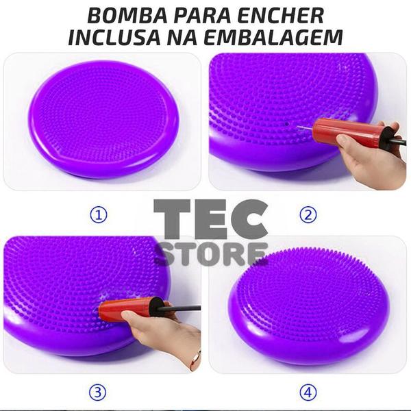 Disco Fisioterapia Pilates Equilibrio Inflavel Propriocepção - MBFit Imagem de Disco Fisioterapia Pilates Equilibrio Inflavel Propriocepção
