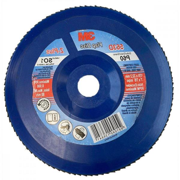 Imagem de Disco Flap 3M - 7" Nylon Grao 60 Ox.Zirconia