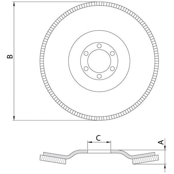 Imagem de Disco Flap 4.1/2" Grão 60 Tramontina PRO