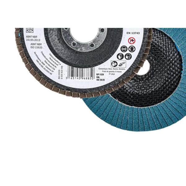 Disco Flap Bosch Std Met.4.1/2 X 80 - bosch acessorios Imagem de Disco Flap Bosch Std Met.4.1/2 X 80