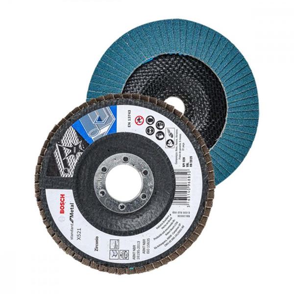 Disco Flap Bosch Std Met.4.1/2 X 80 - bosch acessorios Imagem de Disco Flap Bosch Std Met.4.1/2 X 80