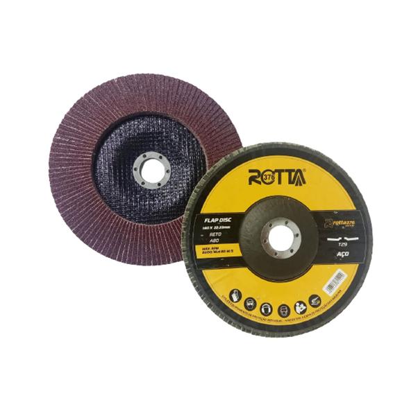 Imagem de Disco Flap Disc 7 - 180x22.23mm Reto A80 Aço Rotta-77011