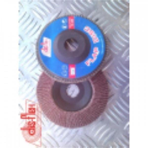 Disco Flap Disflex 7X 60 Oxido Aluminio 9023 . / Kit C/ 5 Imagem de Disco Flap Disflex 7X 60 Oxido Aluminio 9023 . / Kit C/ 5