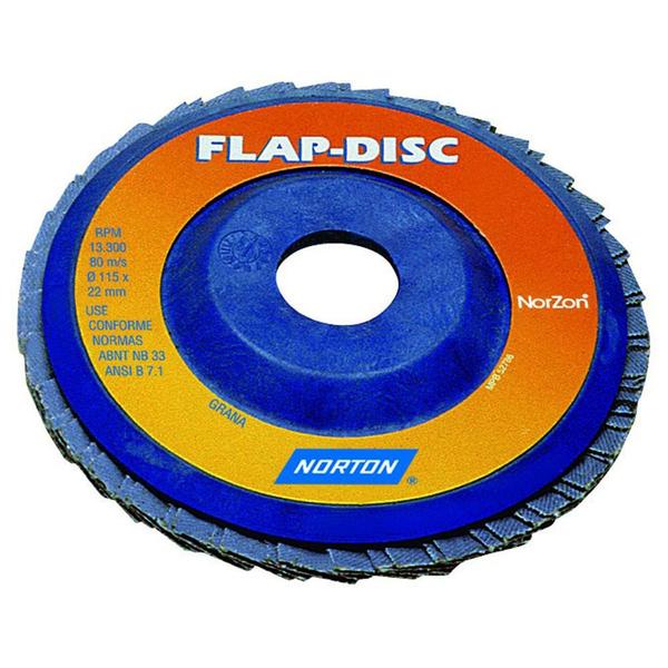 Imagem de Disco Flap Norton GR60 115x22mm - R822