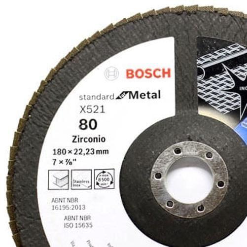 Disco Flap Para Metal 7 Grão 80 Bosch Imagem de Disco Flap Para Metal 7 Grão 80 Bosch