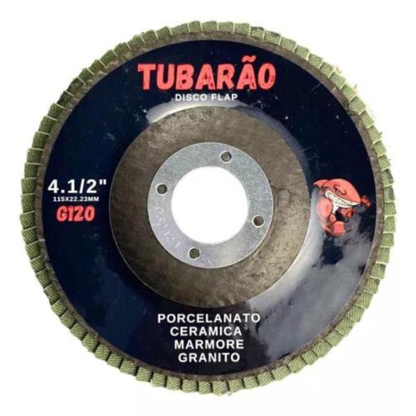 Imagem de Disco Flap Porcelanato G120 Granito Marmore - Tubarão