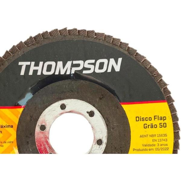 Disco Flap Thompson 4.1/2'' - Grao 50 - 1666 Imagem de Disco Flap Thompson 4.1/2'' - Grao 50 - 1666