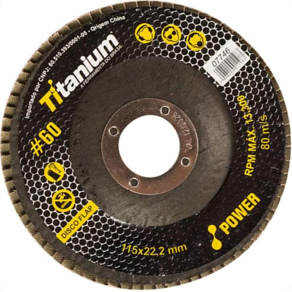 Imagem de Disco Flap Titanium 4.1/2 X 60