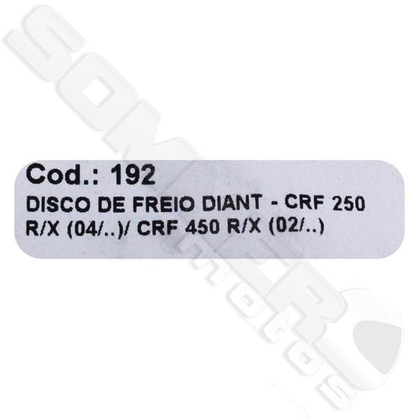 Imagem de Disco Freio Dianteiro Tornado 250/ Nx-Xr 200/ Crf 230