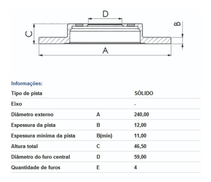 Imagem de Disco Freio E Pastilha Uno Way Economy Mille Fire 2009/2013