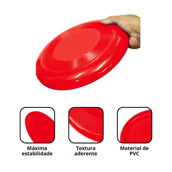 Imagem de Disco frisbee de jogar divertir na praia ou campo - Vermelho