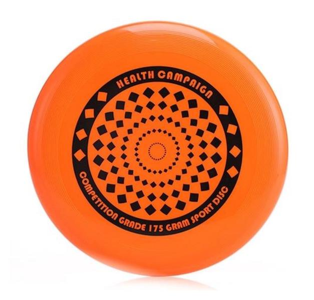 Imagem de Disco Frisbee polietileno Resistente Maleável Brinquedo Pet Laranja Ou Azul Lazer LR-0133