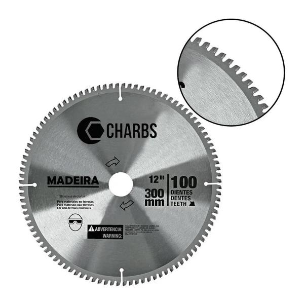 Imagem de Disco Lâmina De Serra 12 Pol. 300Mm 100 Dentes Para Madeira