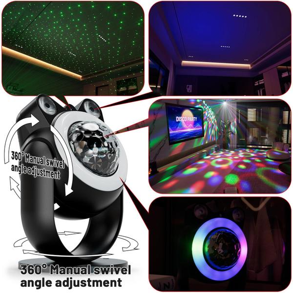 Imagem de Disco Light caivimvn Party Lights DJ com projetor Star