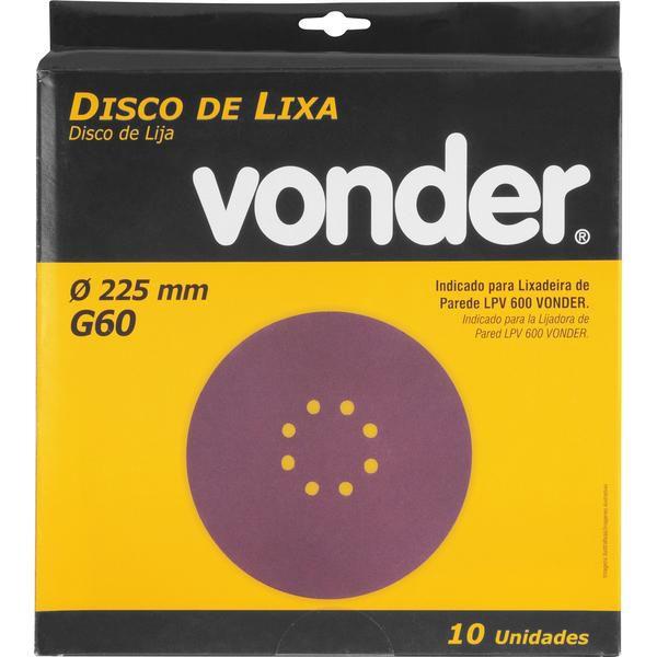 Imagem de Disco lixa g60 para lixadeira Lpv600 com 10 peças - Vonder