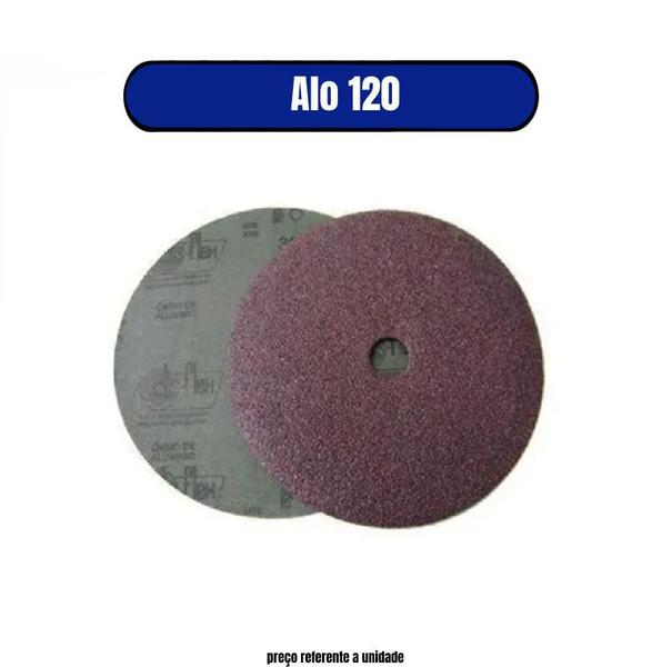 Imagem de Disco Lixa Metal/Madeira Alo 7 pol. 120 Grãos - DISFLEX (01160)